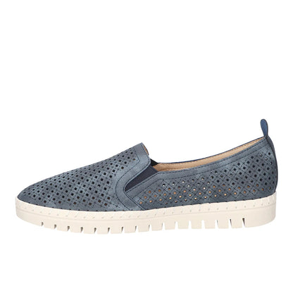 Fresh Perforated Slip On Flats