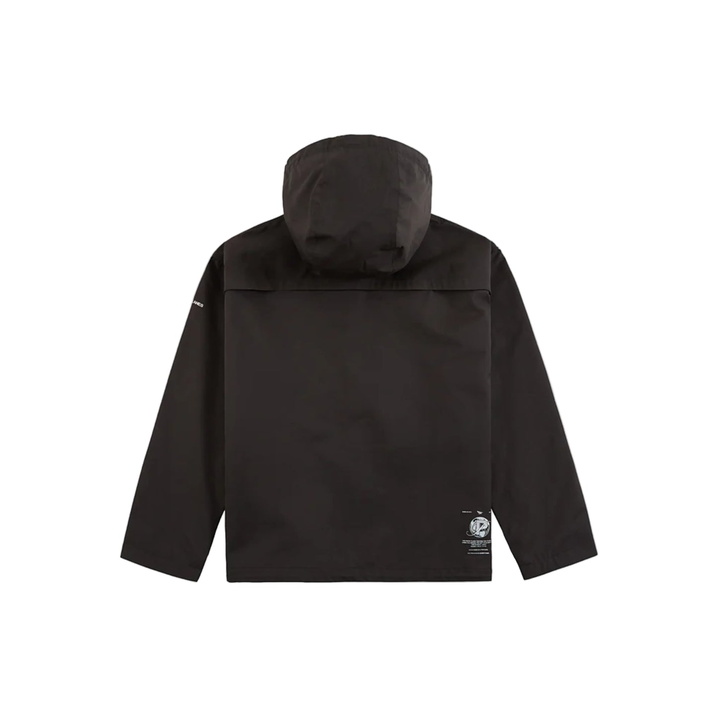 Paper Planes Mesh Lined Rain Jacket - "Chacoal"