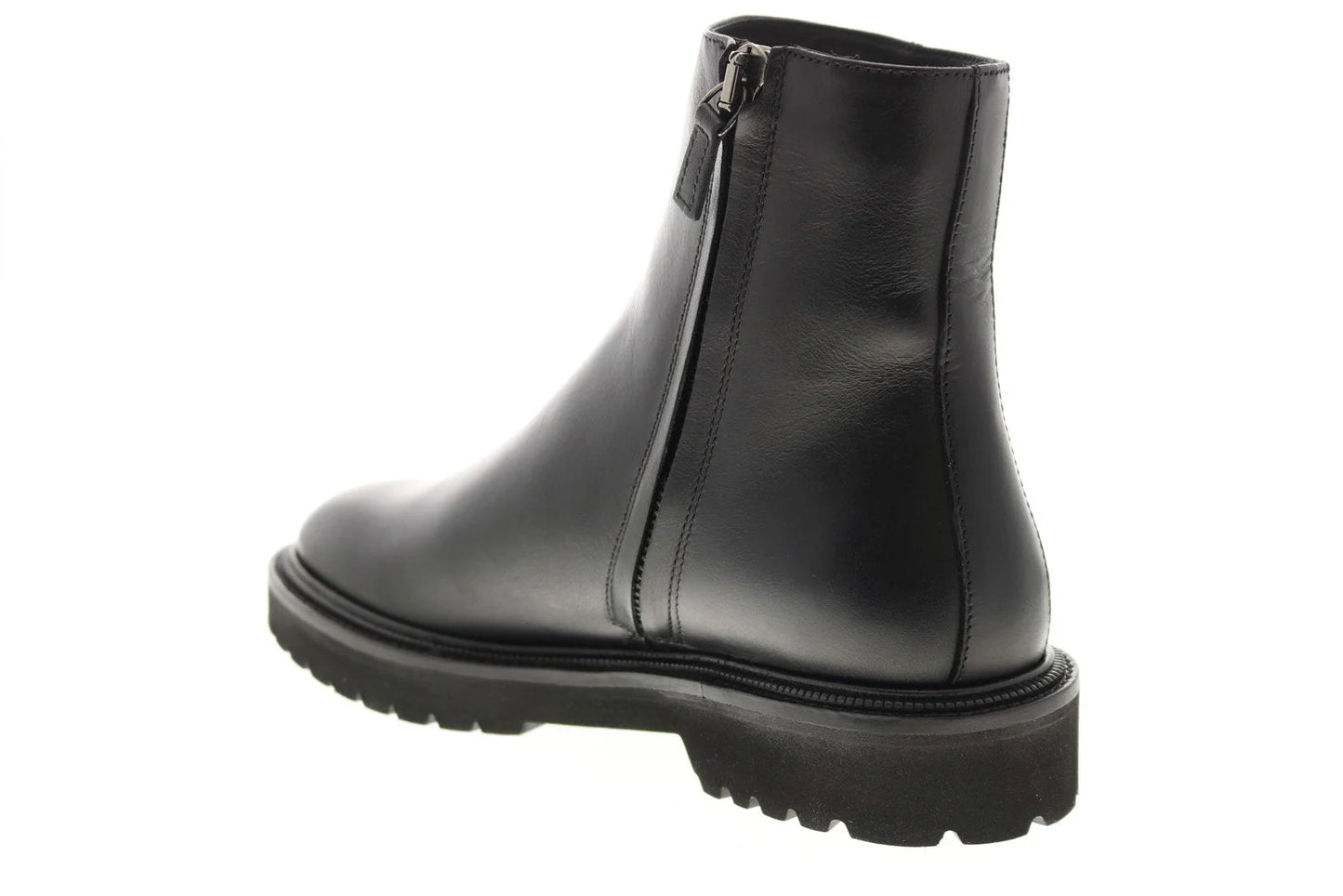 Aquatalia Pasquale Calf 34M0937-BLK Mens Black Leather Casual Dress Boots