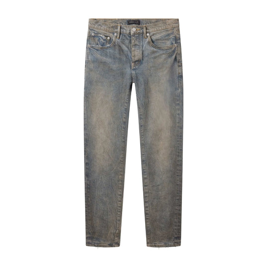 Purple Skinny Monterrico Mud Denim - Light Indigo