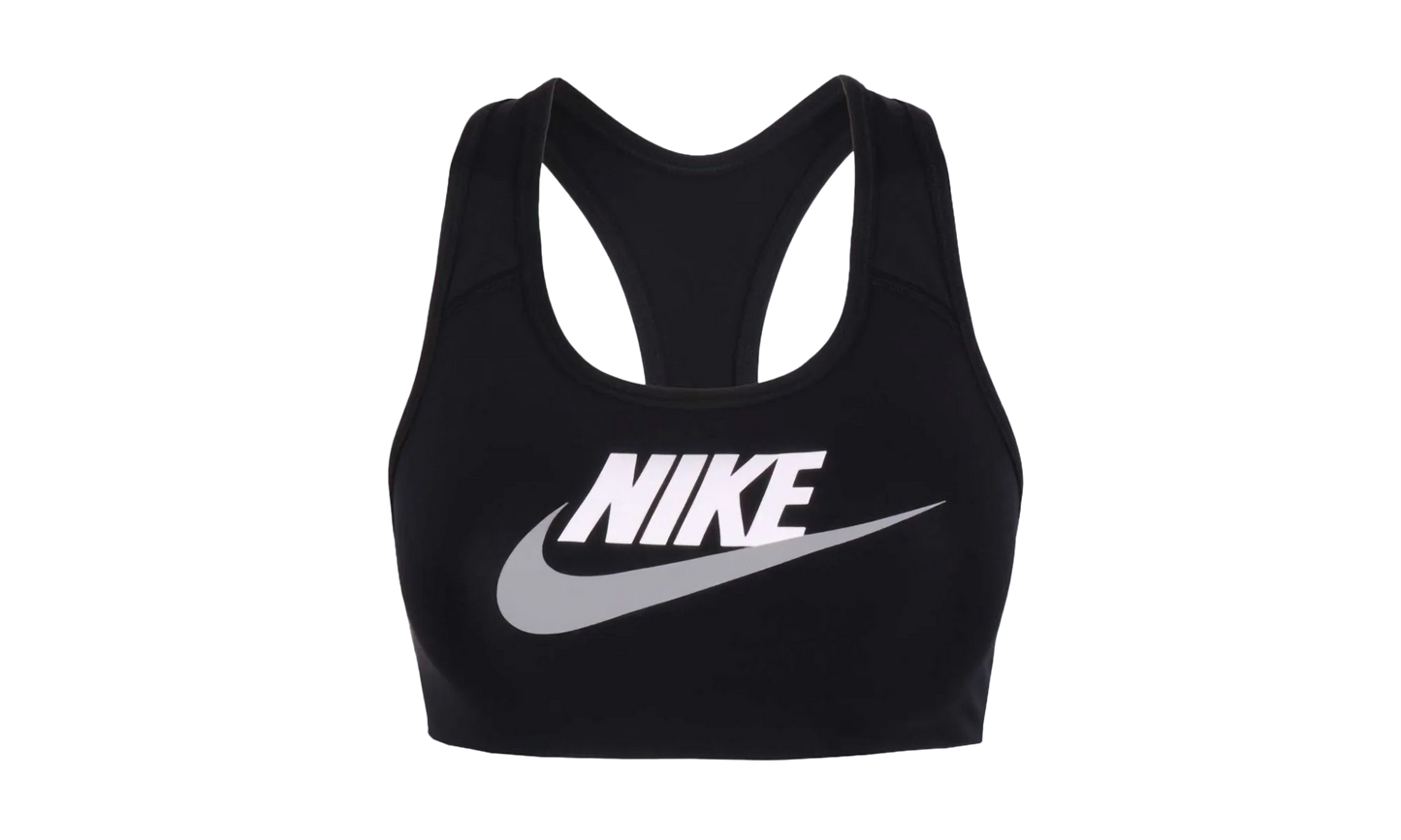 Dri-fit Swoosh Medium-support Graphic Sports Bra"Black/White" DM0579 010