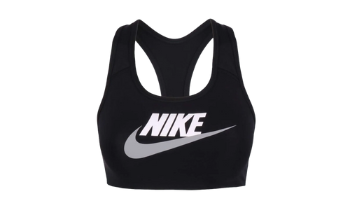 Dri-fit Swoosh Medium-support Graphic Sports Bra"Black/White" DM0579 010