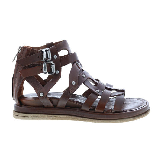 Payne 699039-201 Womens Brown Leather Gladiator Sandals Shoes