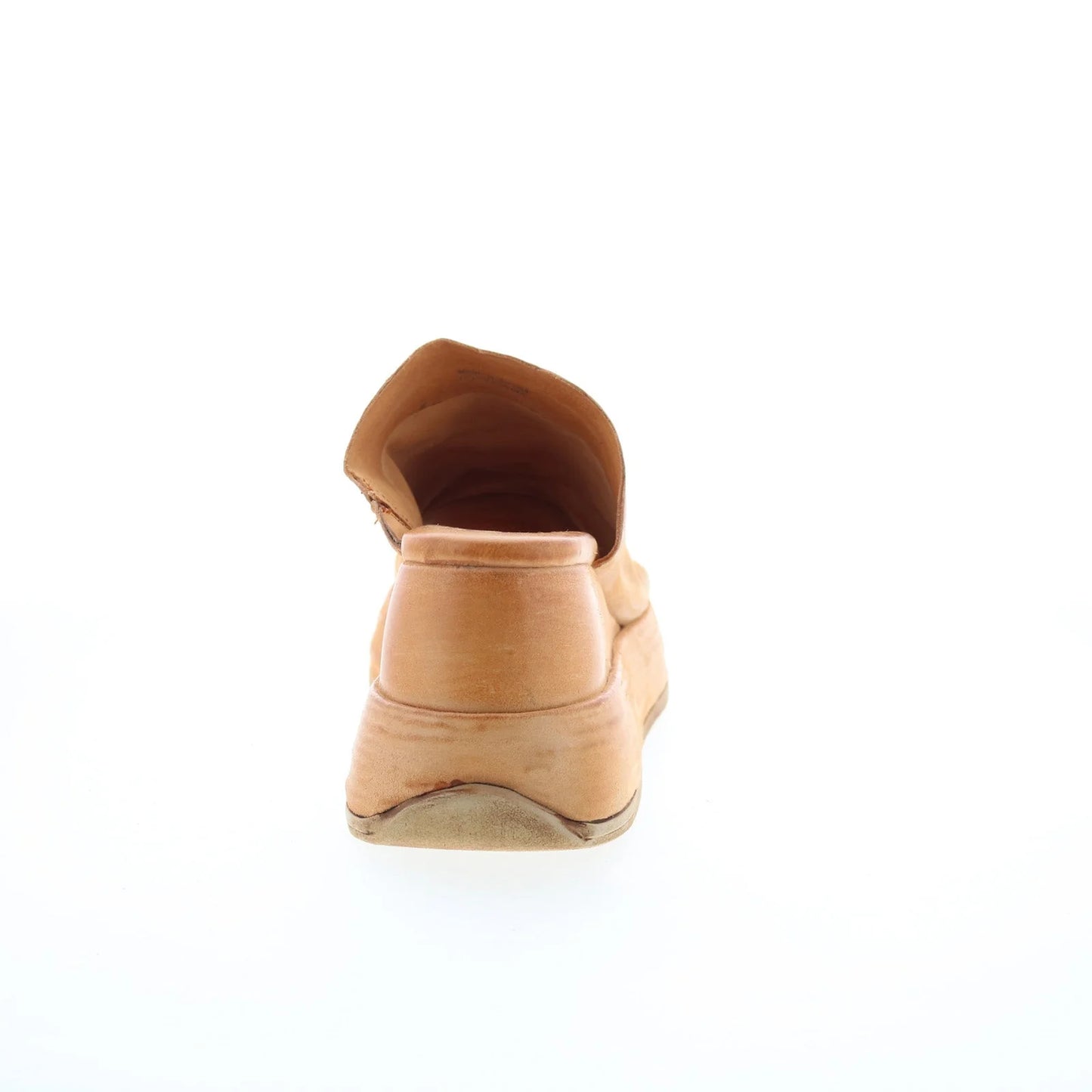 Rafe Womens Brown Leather Slip On Platform Sandals Shoes