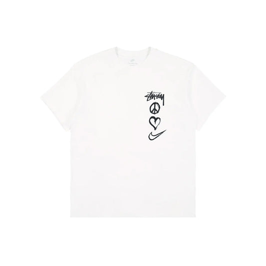 Nike x Stussy Peace, Love, Swoosh T-shirt 'White' (2022)