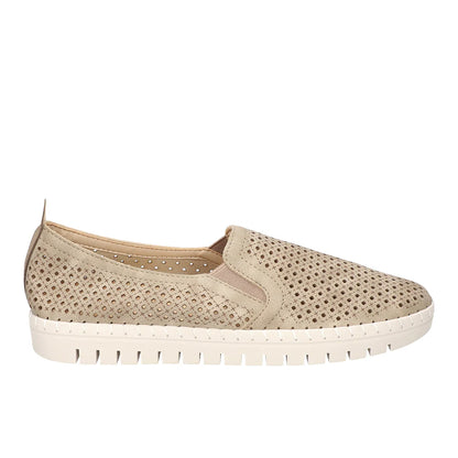 Fresh Perforated Slip On Flats
