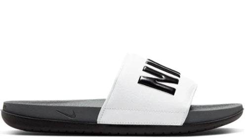 Offcourt Slide Dark Grey Black White