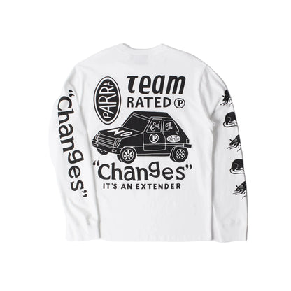 Parra "Team Changes" Long sleeve T-Shirt - White