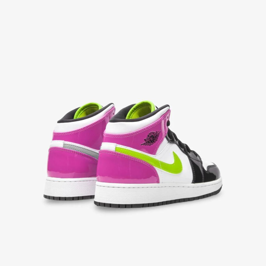 Air Jordan 1 Mid SE 'Cyber / Fuchsia' (2020) (GS)