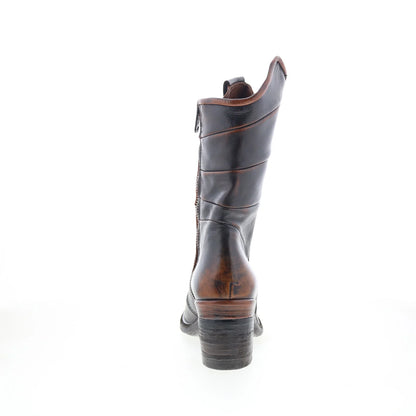 Jasper A24202-401-6871 Womens Brown Leather Casual Dress Boots