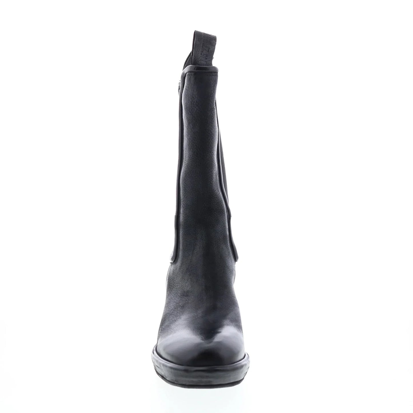 Collins A57202-301 Womens Black Leather Slip On Casual Dress Boots