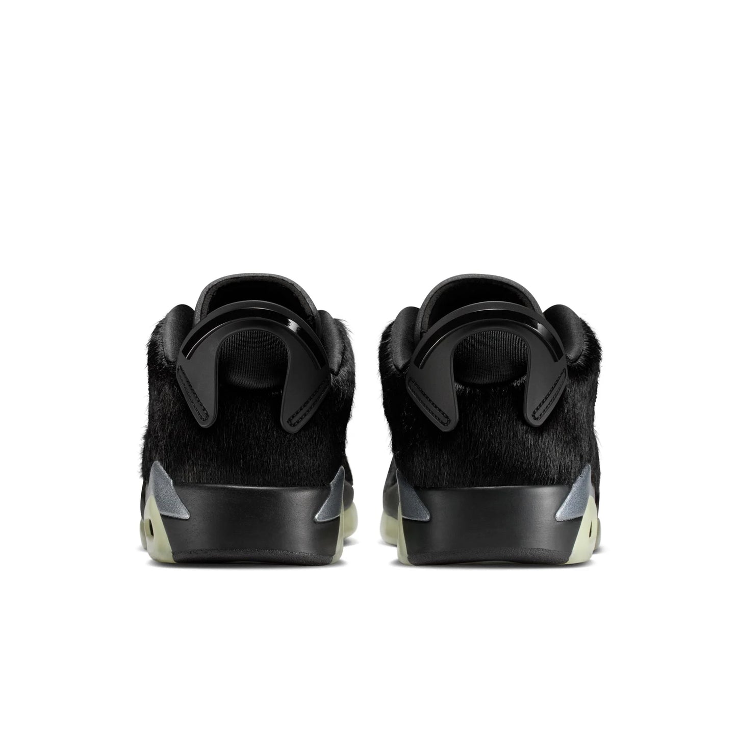 Women's  6 Retro Low - "Black Pony Hair"