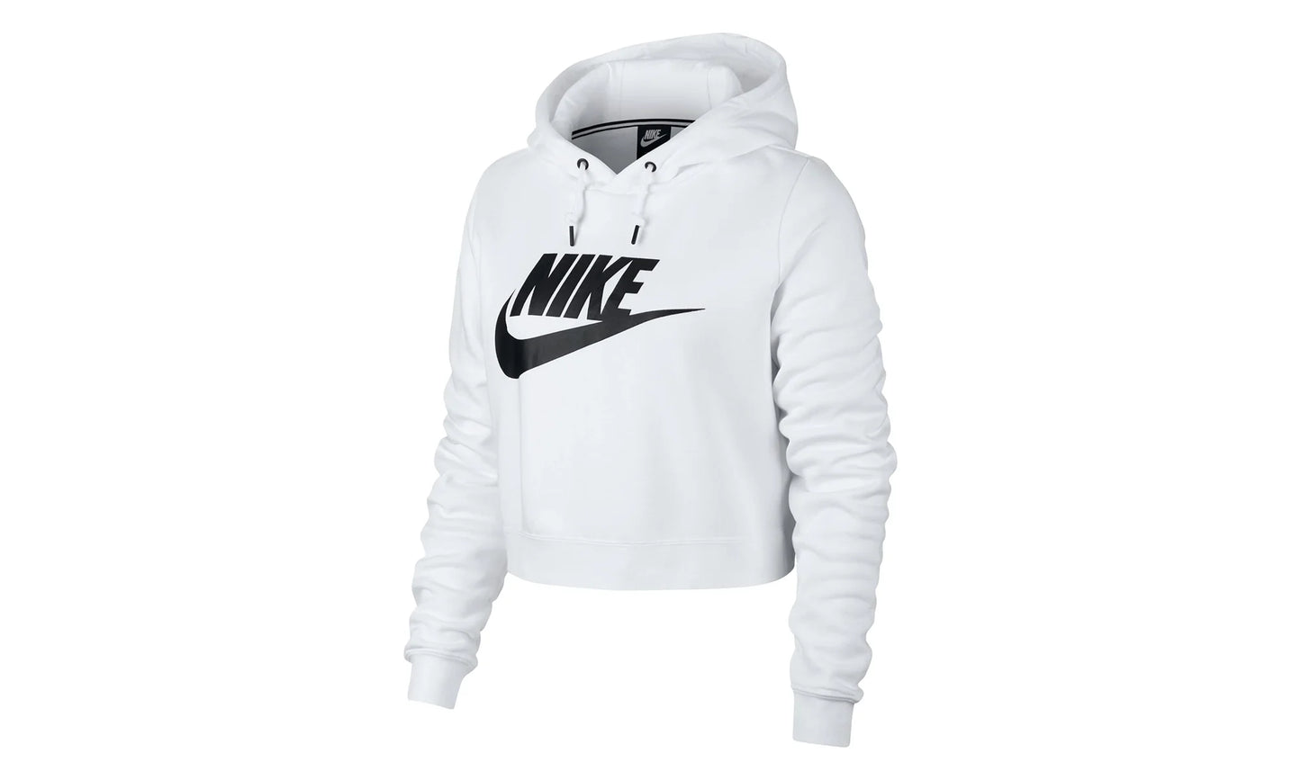Sportswear Rally Cropped Hoodie WMNS"White" AQ9965 100