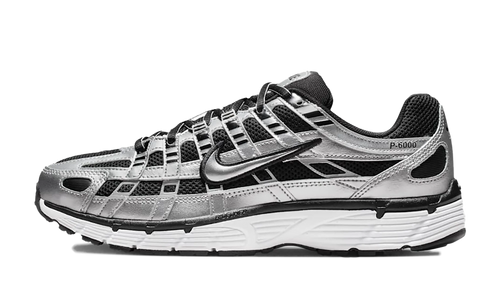 P-6000 Womens"Metallic Silver Black'" BV1021-013