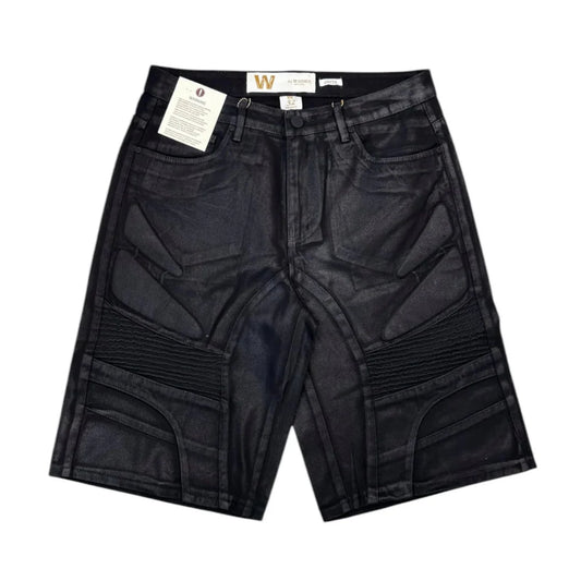Waimea Waxed Jorts - Washed Black