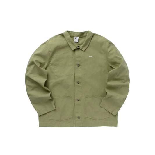 Life Unlined Chore Coat - Oil Green/White