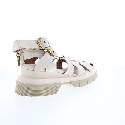 Colter A68002-301 Womens Beige Leather Gladiator Sandals Shoes