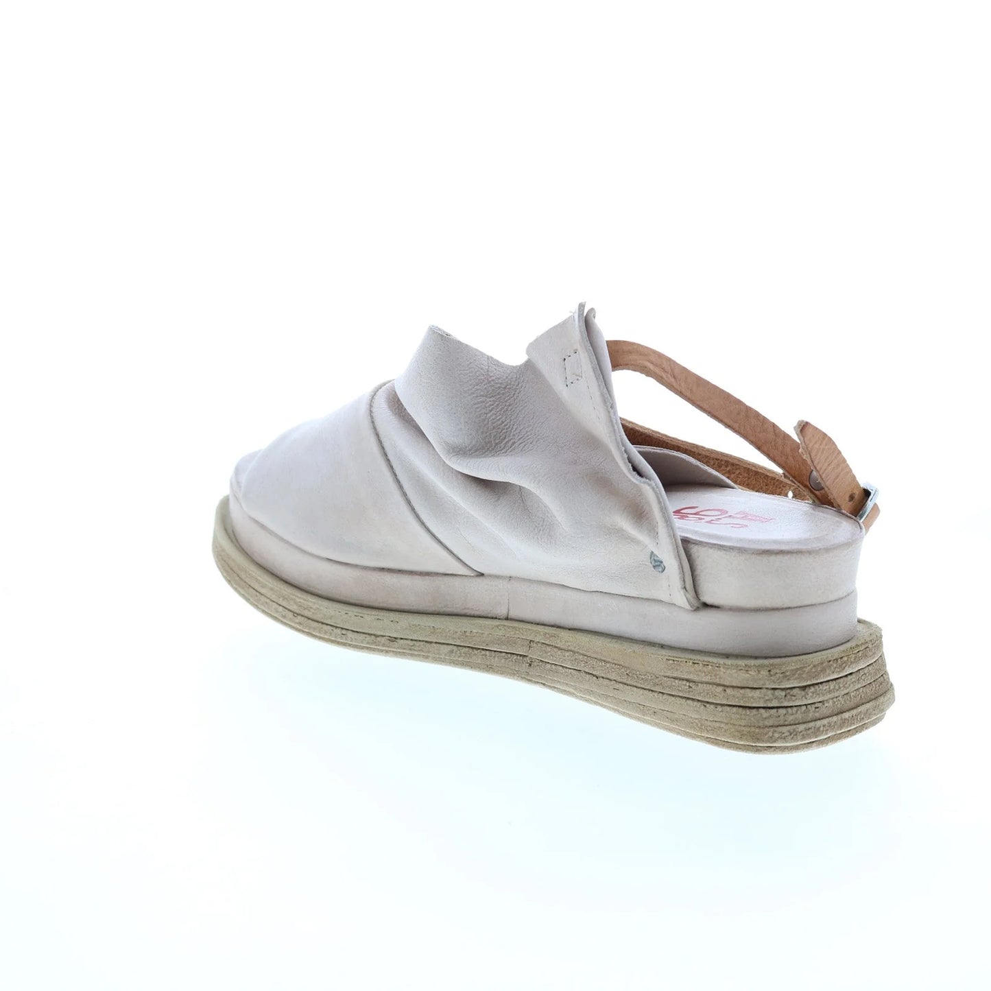 Lira A15027-101 Womens Beige Leather Slingback Sandals Shoes